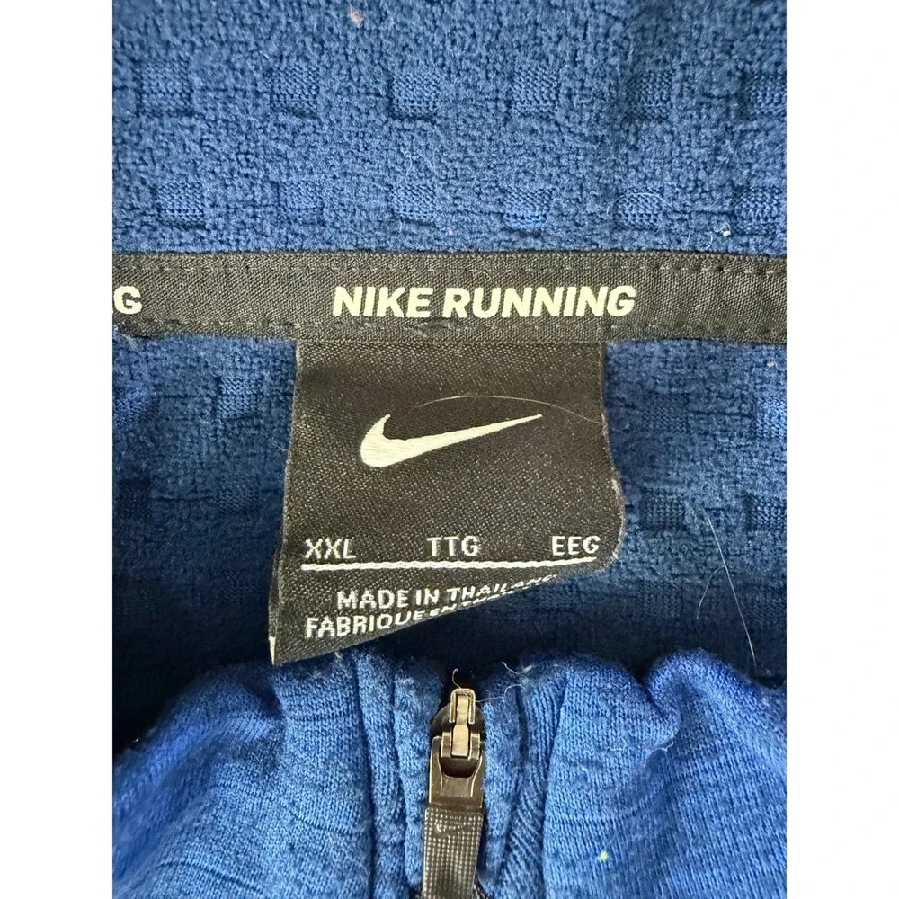 Nike Therma Sphere Element‎ Half Zip Mens XXL Blue Dri-Fit BV4713 Athletic